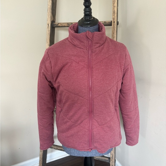 Three Dots Quilted Sweatshirt Jacket - Picture 2 of 9